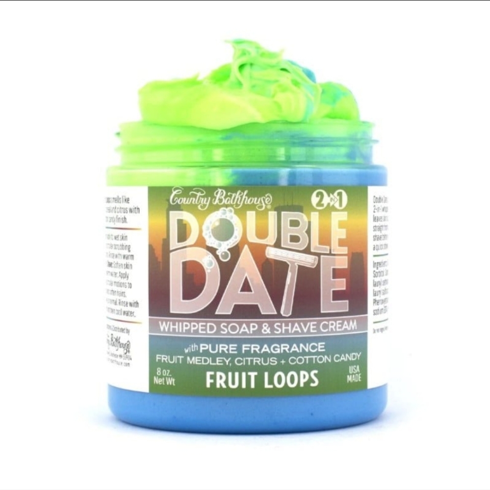 Double Date Whipped Soap & Shave Cream - Fruit Loops